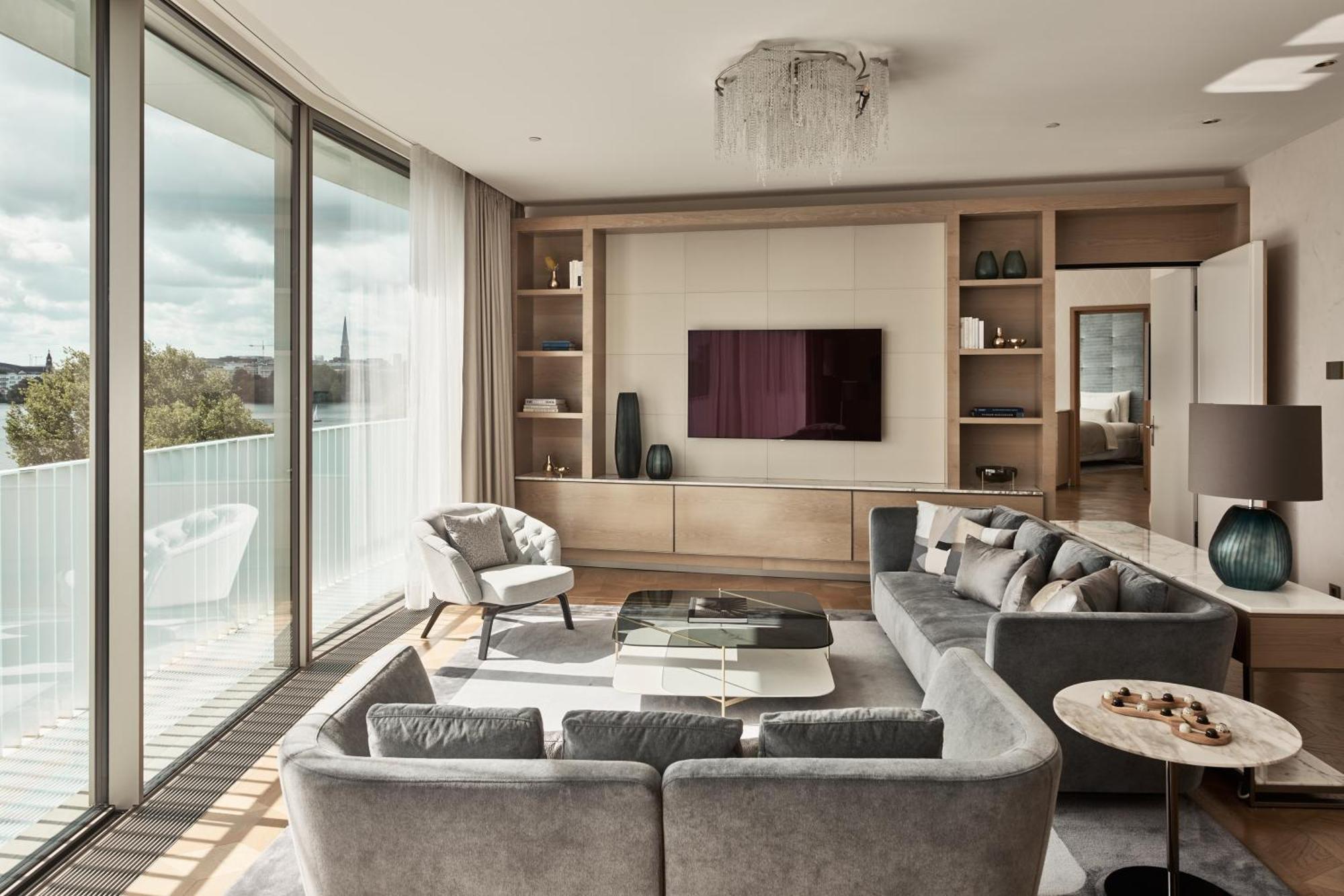 The Fontenay Hamburg Kültér fotó Interior of a typical apartment