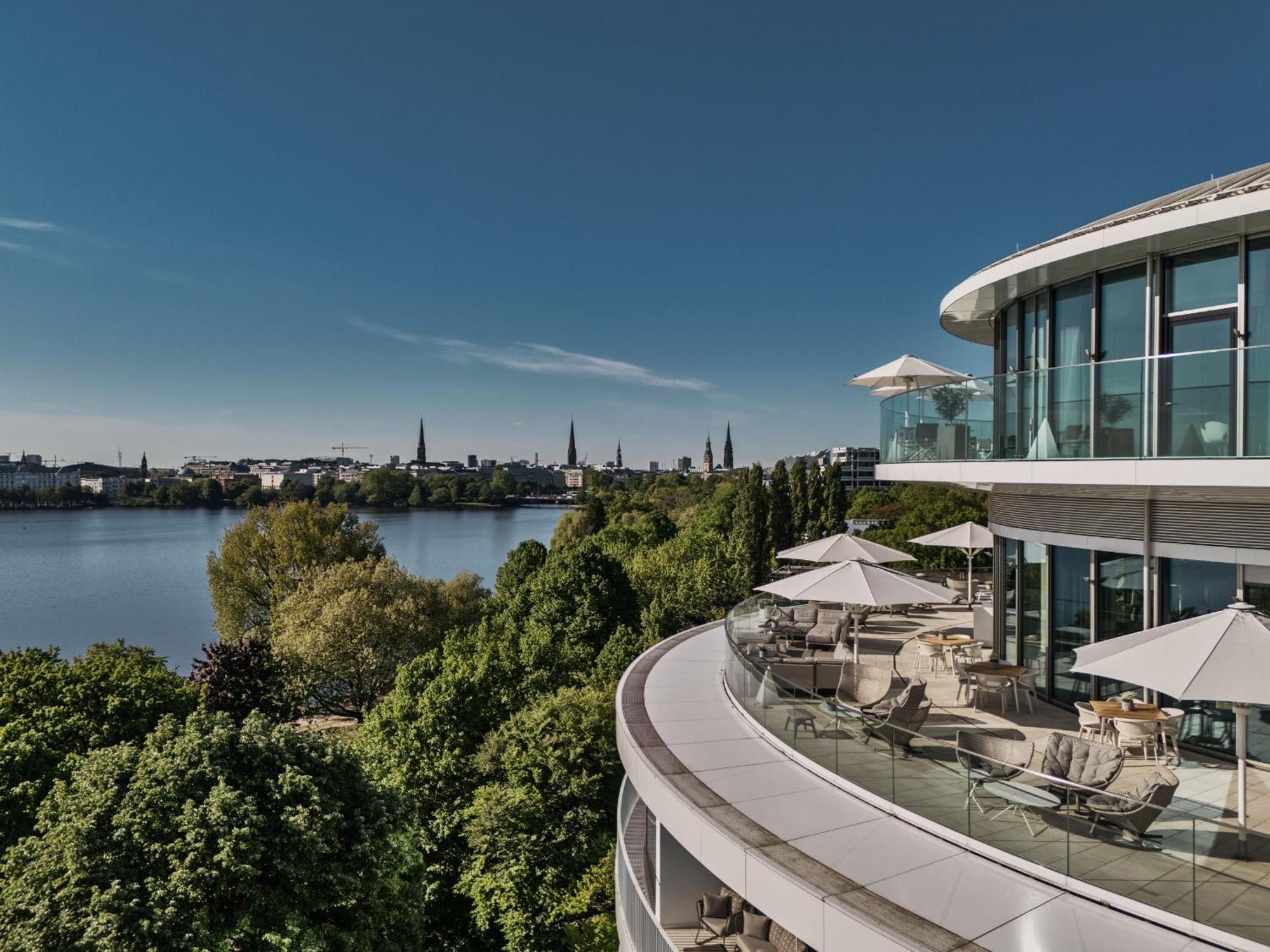 The Fontenay Hamburg Kültér fotó The River Terrace