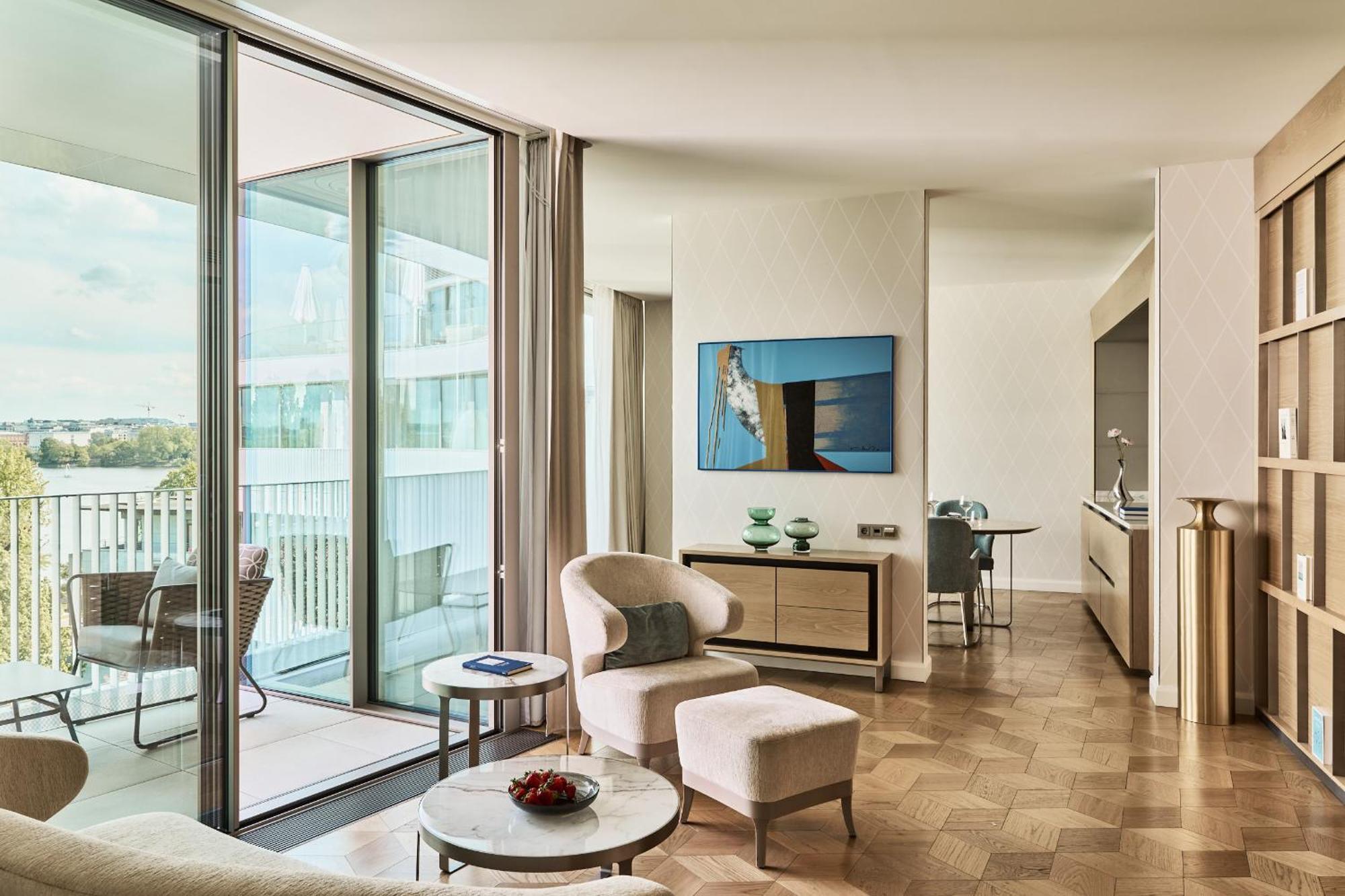 The Fontenay Hamburg Kültér fotó Interior of a typical apartment